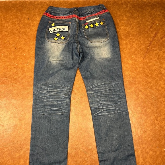 Toby Black a02 Denim Womens Meow Jeans. Like new. - Picture 2 of 2